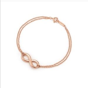 Tiffany&Co infinity rose gold bracelet